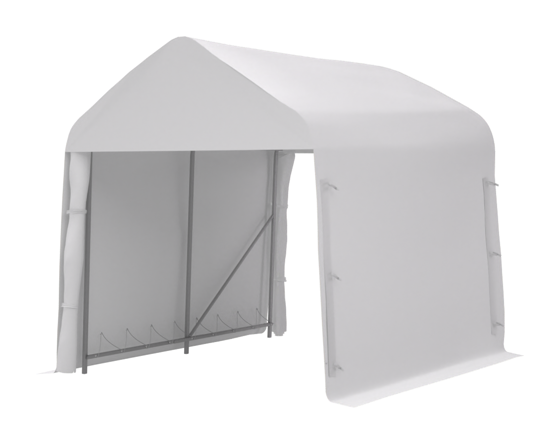 Utility shelter 08' x 10', 2 doors