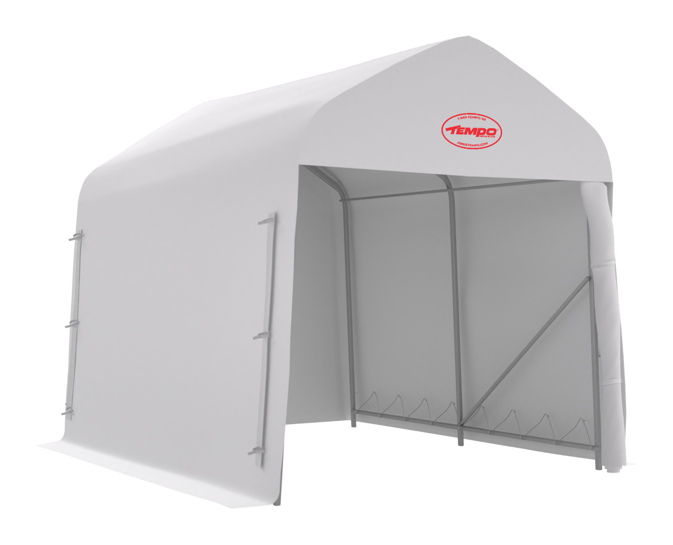 Utility shelter 08' x 10', 2 doors