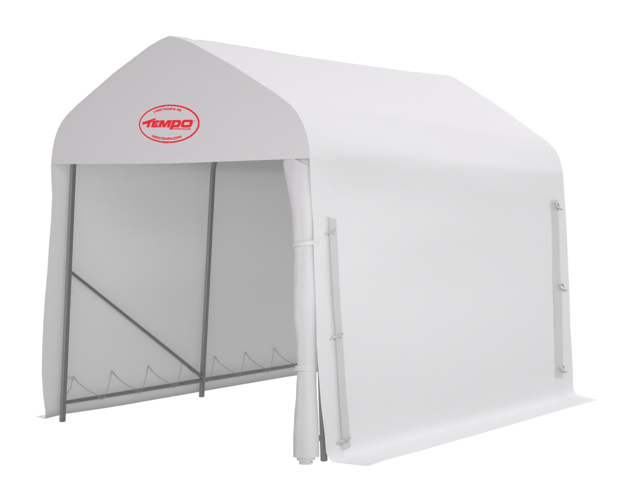 Utility shelter 08' x 10', 2 doors