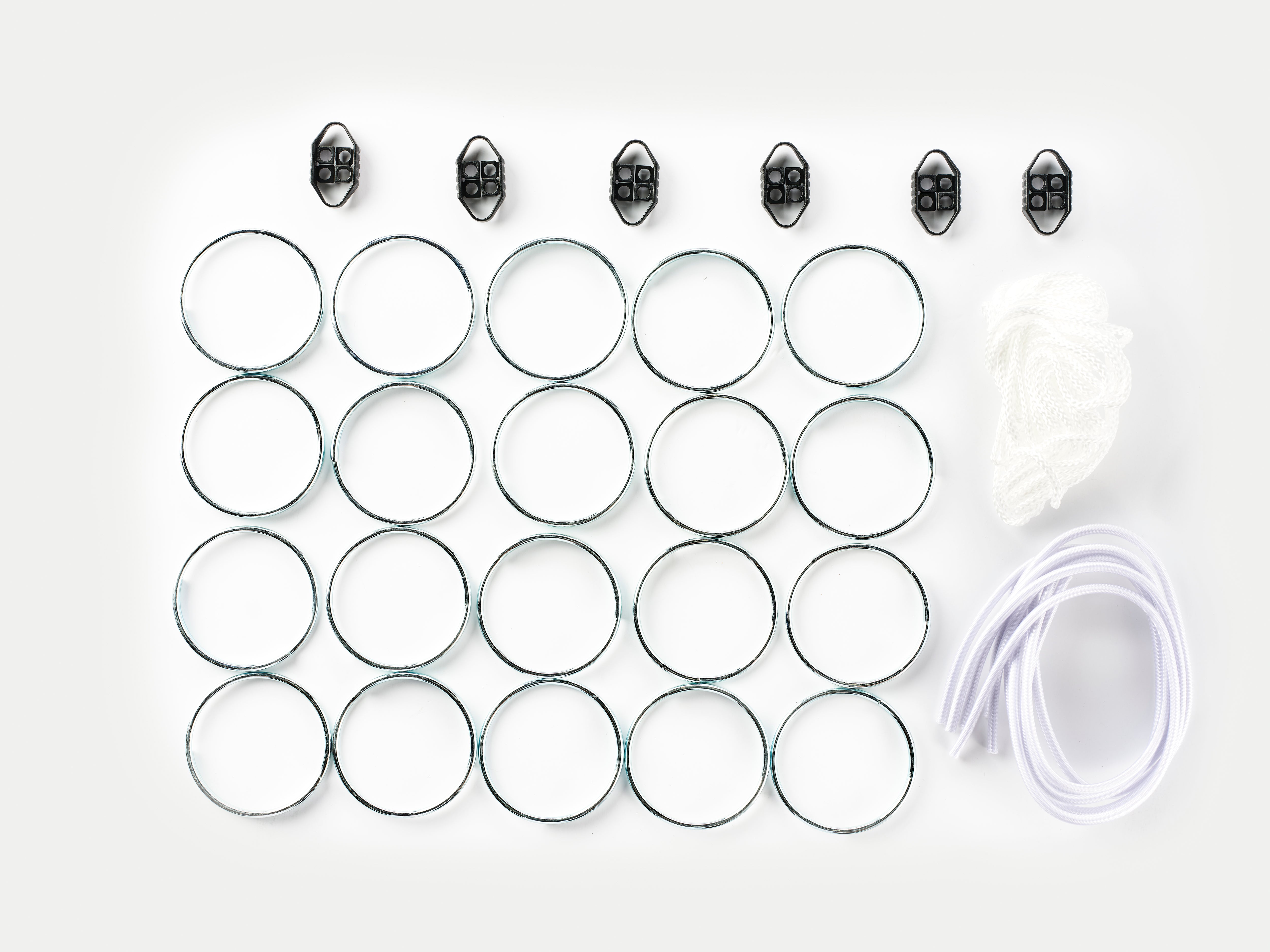 KIT QUINCAILLERIE PORTE CLIP DE BOUT (UNIVERSEL)