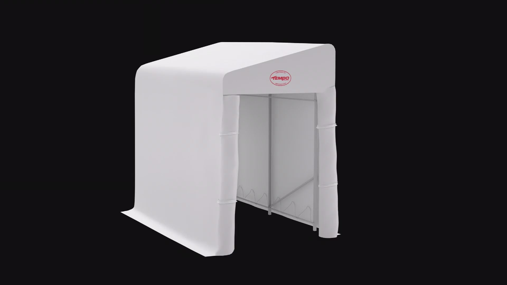 Mini single-slope shelter 8’
