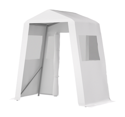 Abri TEMPO Vestibule 08' x 04', 1 Porte, 4 fenêtres