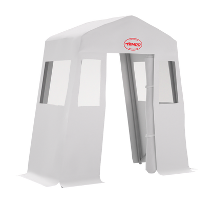 Abri TEMPO Vestibule 08' x 04', 1 Porte, 4 fenêtres
