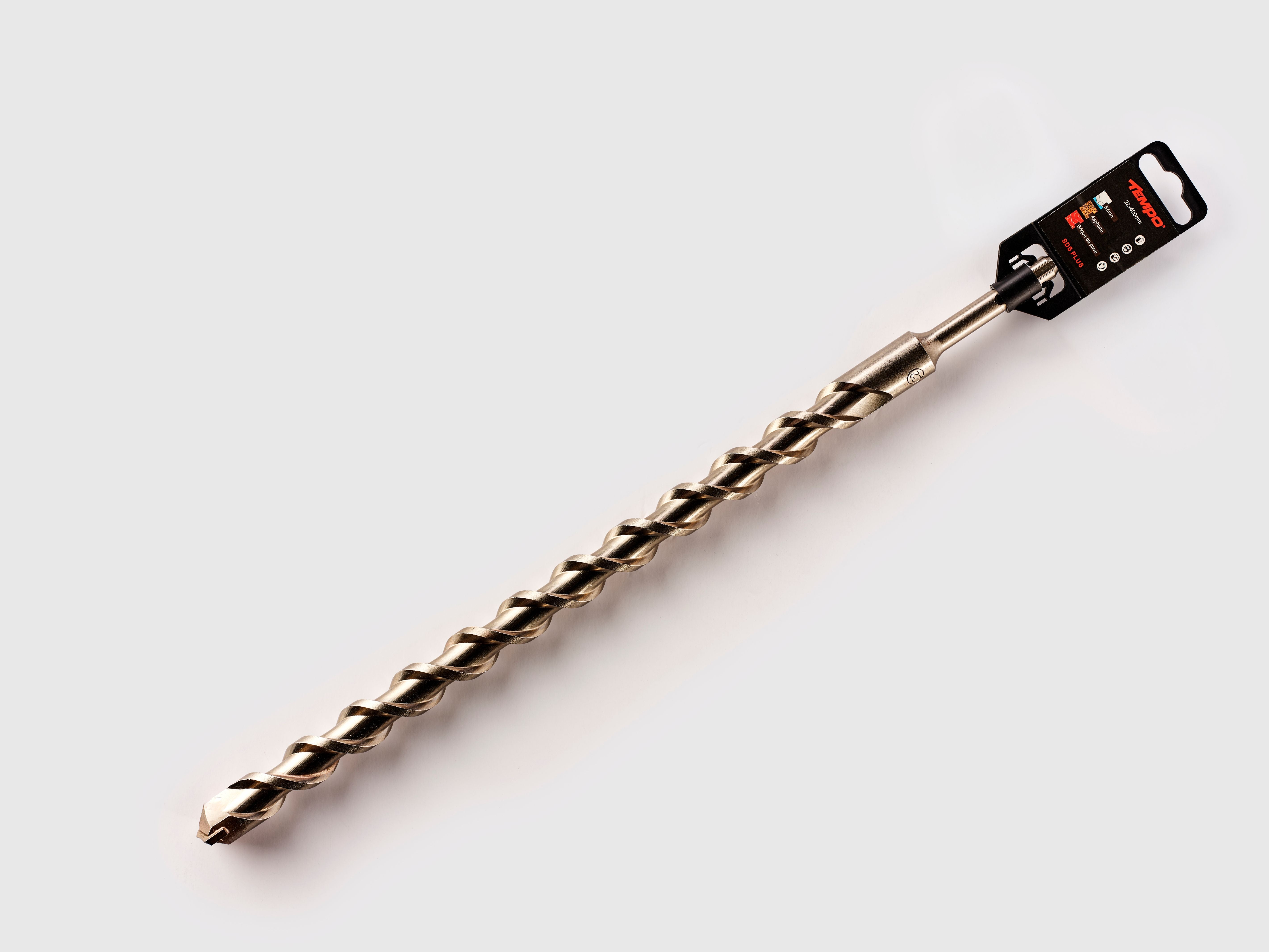 Mèche de perceuse SDS-PLUS 22 mm x 450 mm (7/8 pouces x 18 pouces)