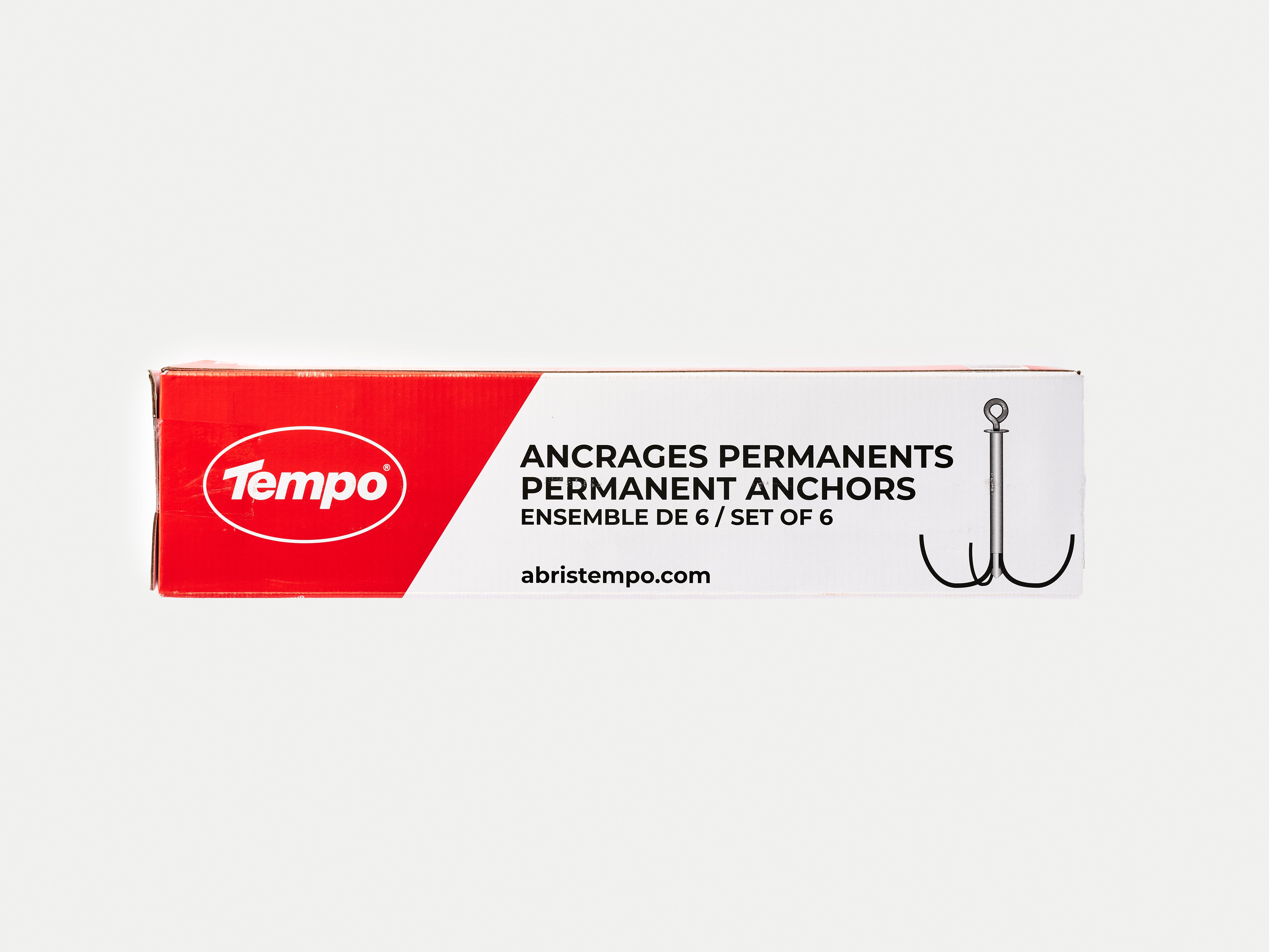 Ensemble de 6 Ancrages Permanents